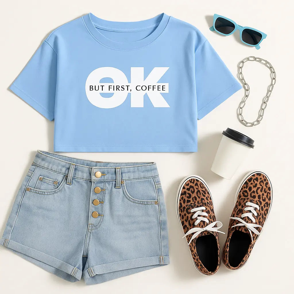 OK Coffee Crop Tee Women