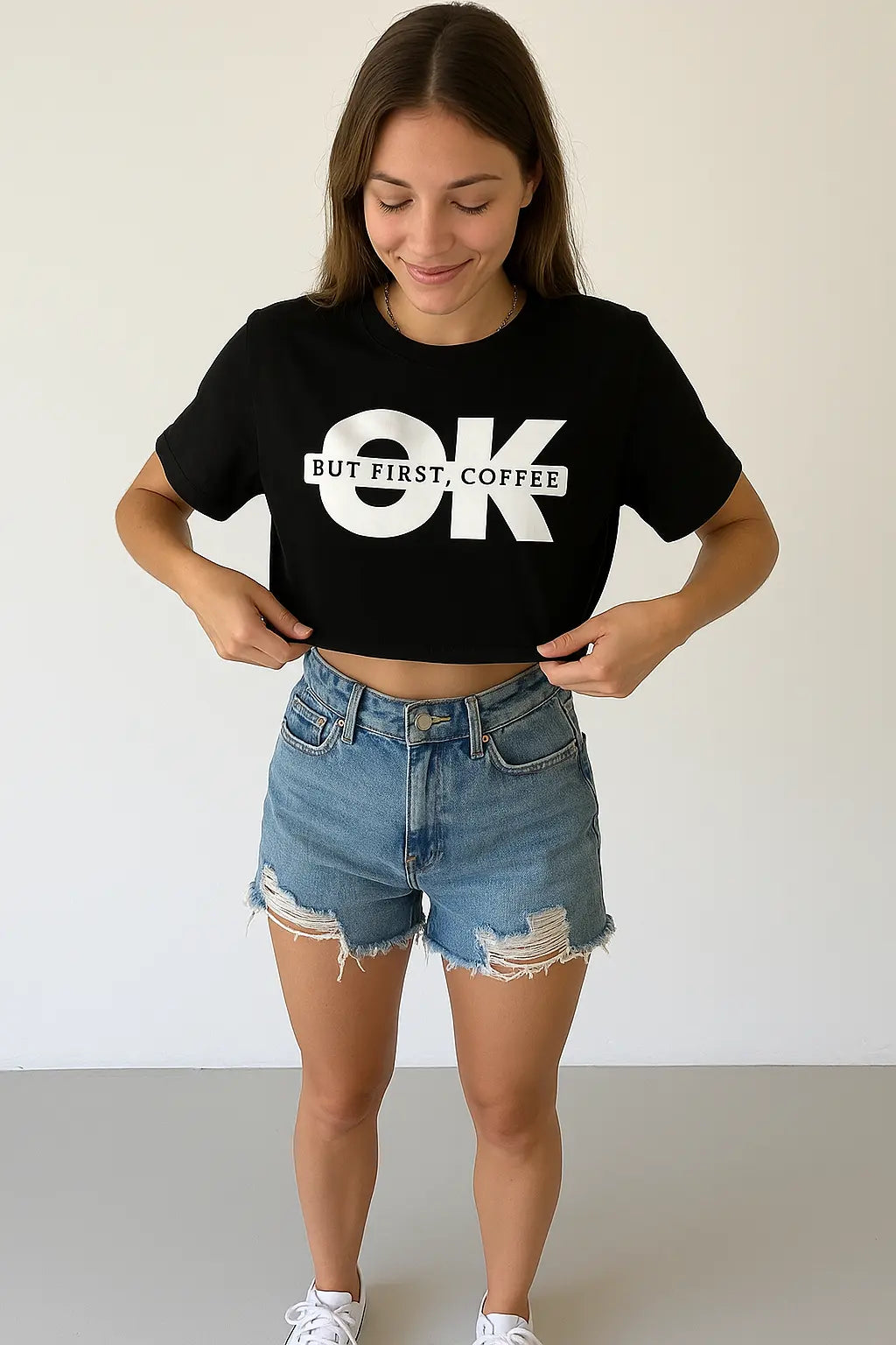 OK Coffee Crop Tee Women