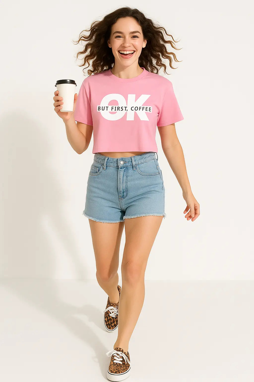 OK Coffee Crop Tee Women