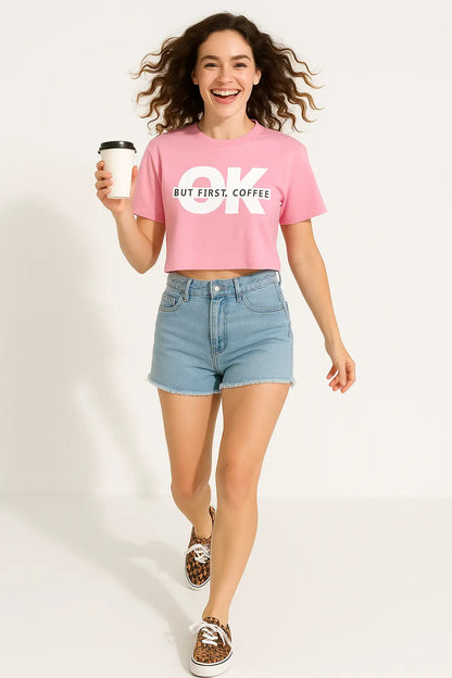 OK Coffee Crop Tee Women