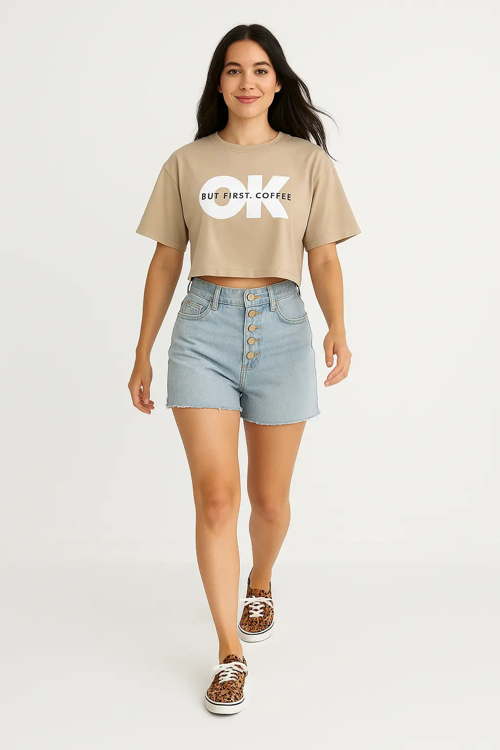 OK Coffee Crop Tee Women