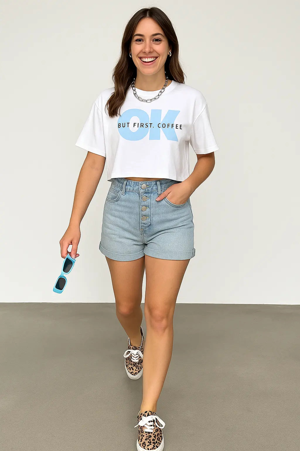 OK Coffee Crop Tee Women