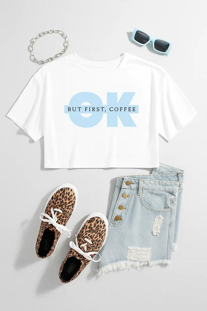 OK Coffee Crop Tee Women