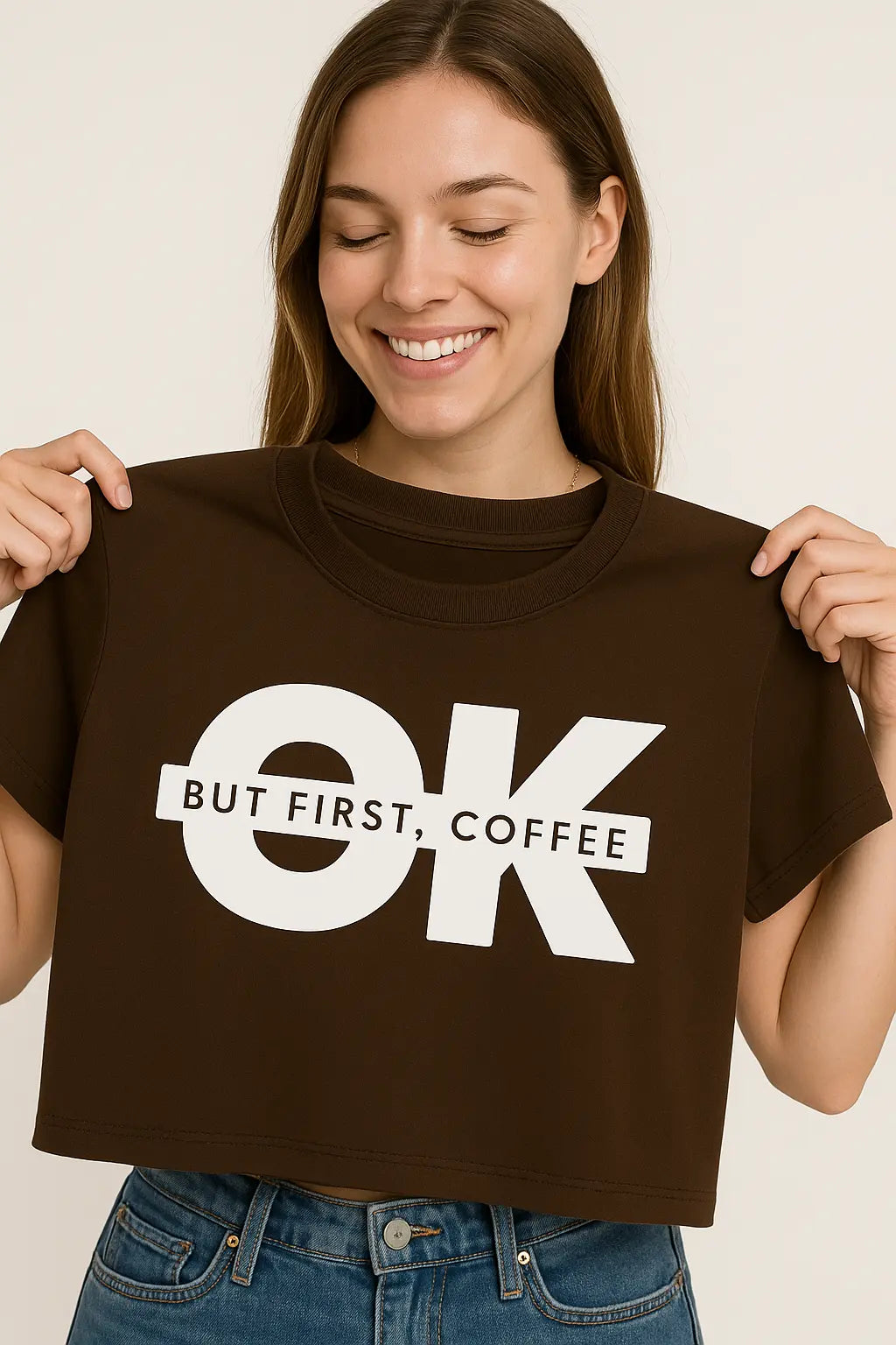 OK Coffee Crop Tee Women