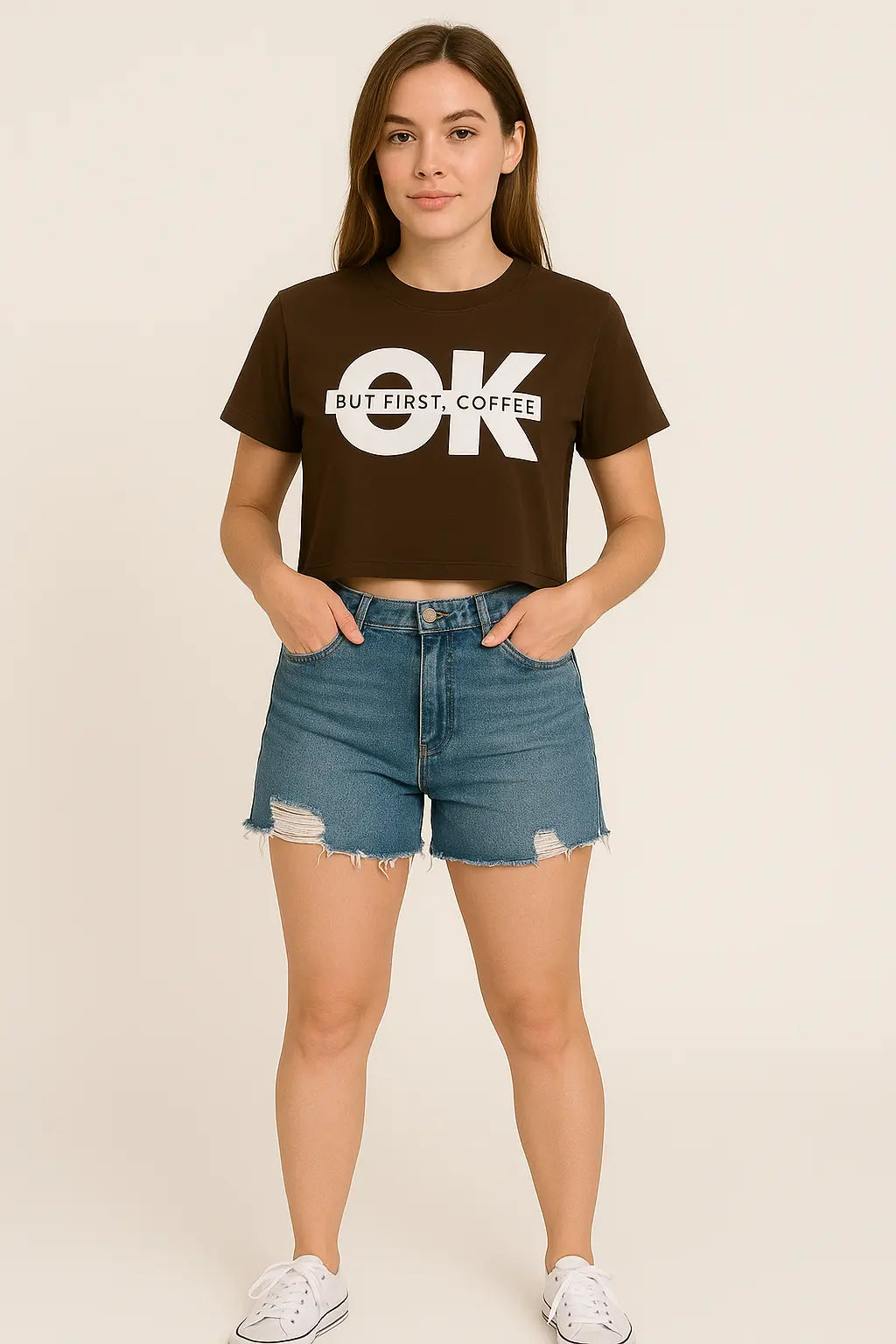 OK Coffee Crop Tee Women