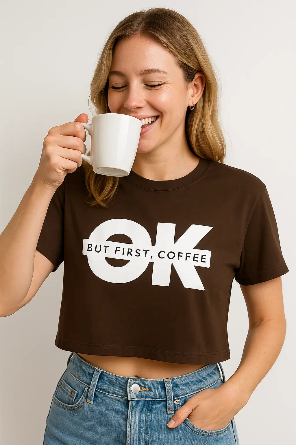 OK Coffee Crop Tee Women