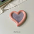 Hand Drawn Star Shaped Heart Plate Cat Bowl Cute Cartoon Don