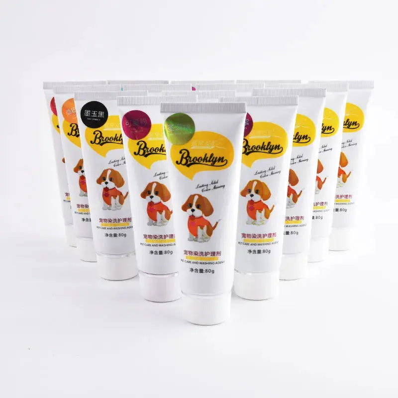 Pet Dye Cream  80g Semi Permanent High Pigmented Colorful Do