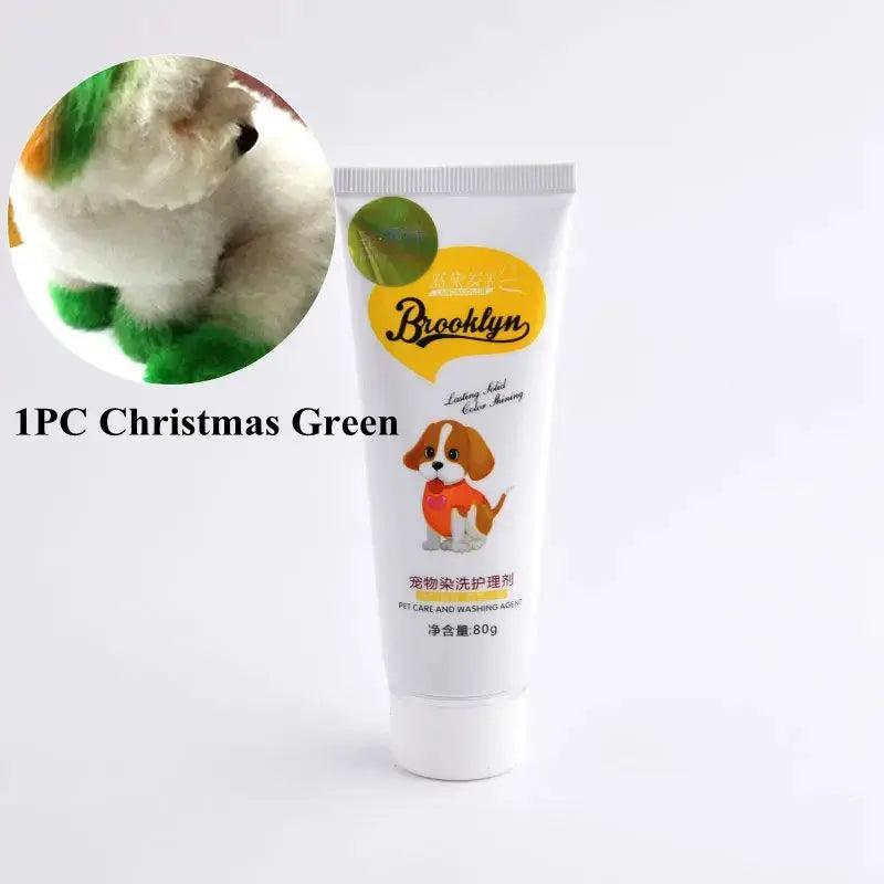 Pet Dye Cream  80g Semi Permanent High Pigmented Colorful Do