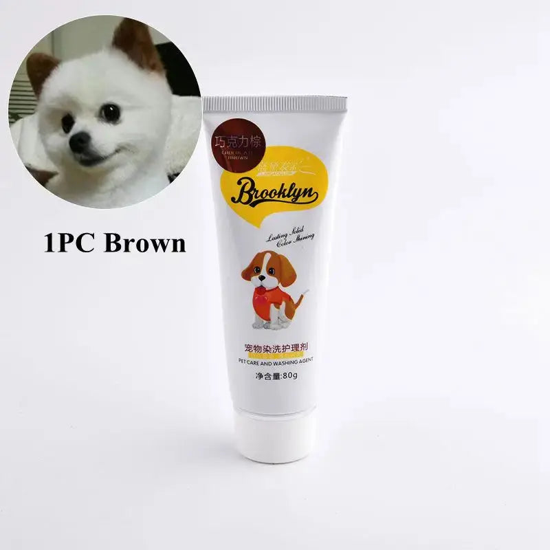 Pet Dye Cream  80g Semi Permanent High Pigmented Colorful Do