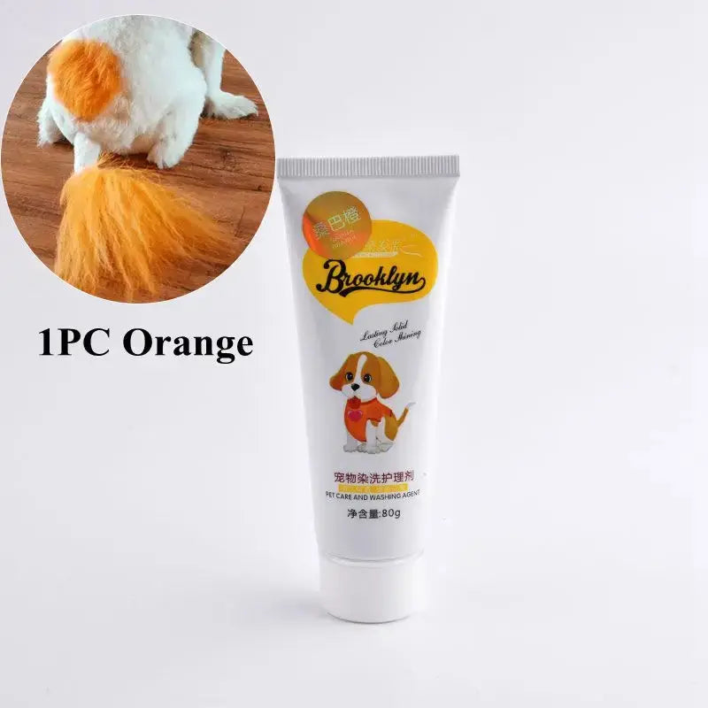 Pet Dye Cream  80g Semi Permanent High Pigmented Colorful Do