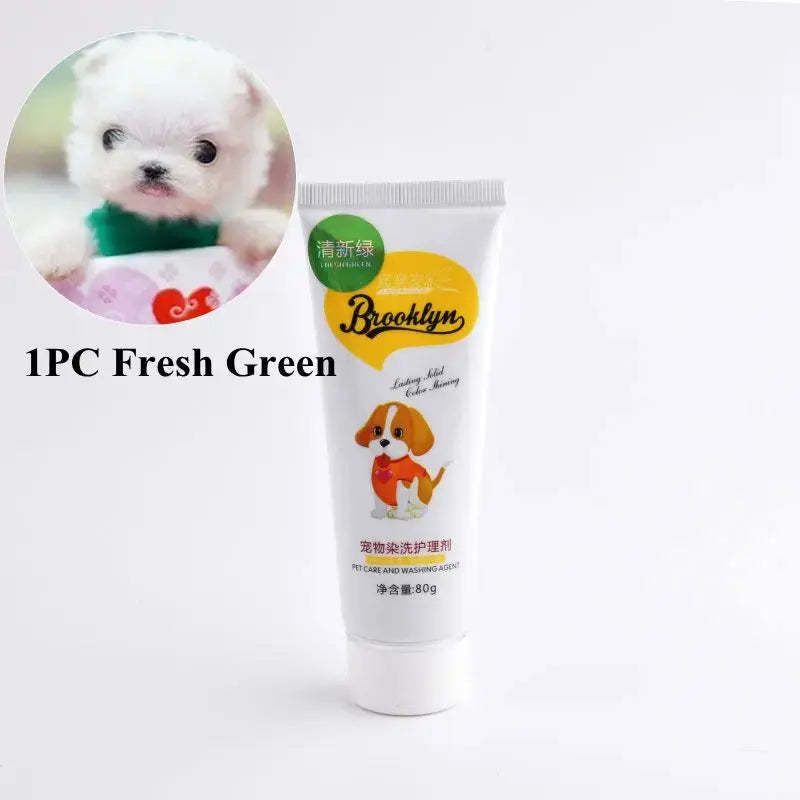 Pet Dye Cream  80g Semi Permanent High Pigmented Colorful Do