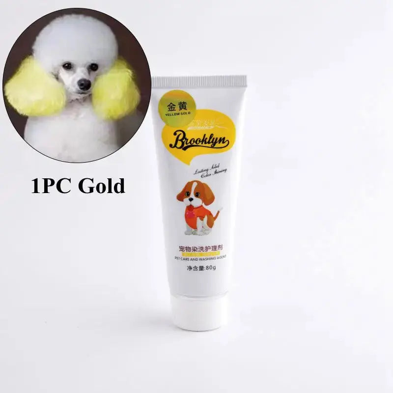 Pet Dye Cream  80g Semi Permanent High Pigmented Colorful Do