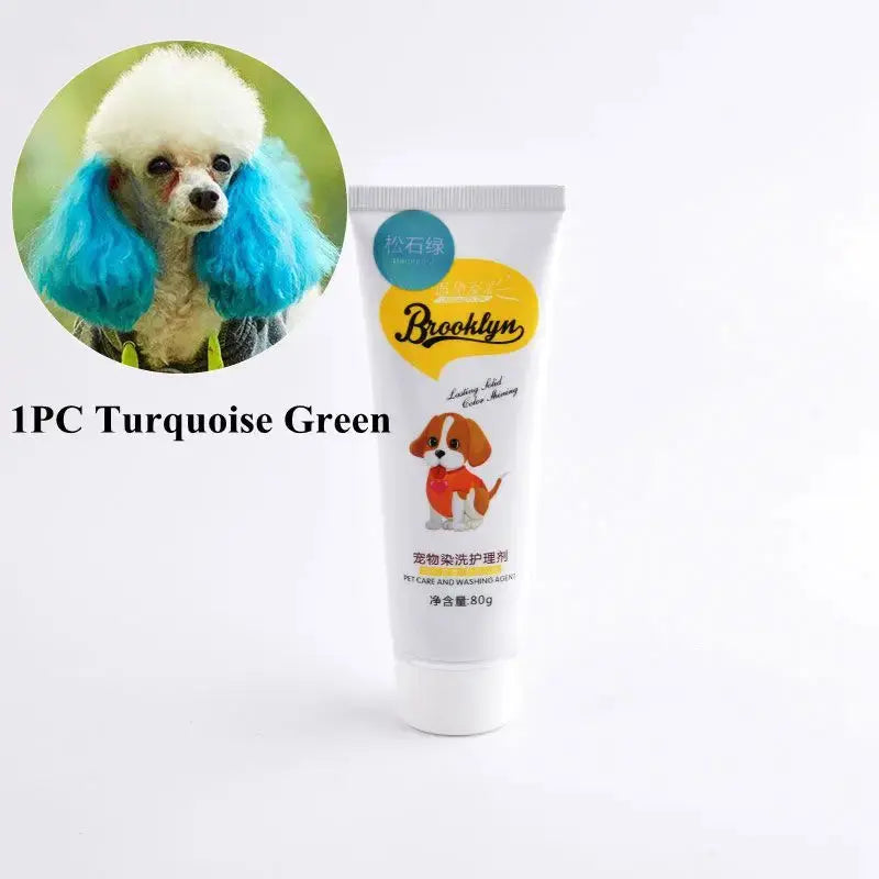 Pet Dye Cream  80g Semi Permanent High Pigmented Colorful Do