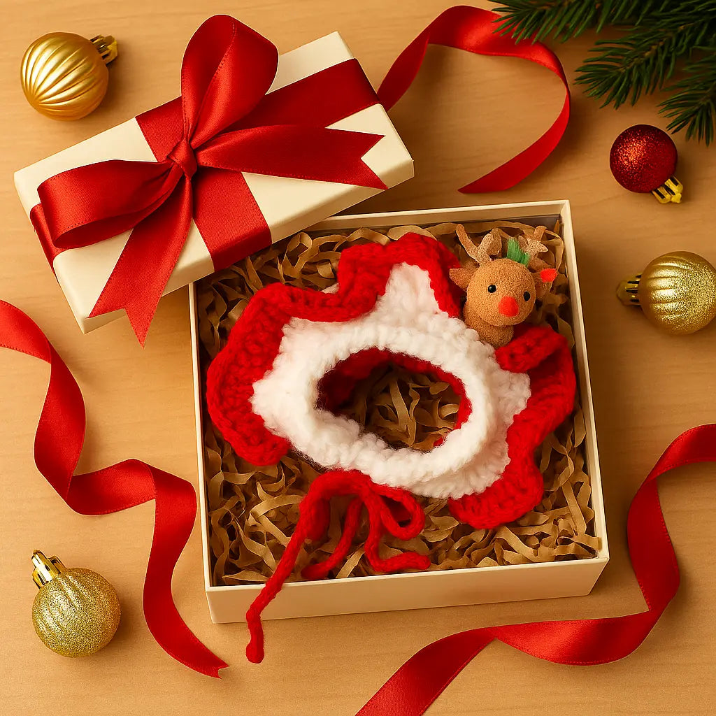 Crochet Pet Hat | Pet Christmas Hat | Novara Shop