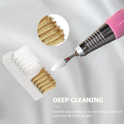 3 Pcs Copper Wire Cleaning Brush For Drill Bits Multi Functional Beauty Tools Nail Art Supplies Salon Accessories Professional Novara Shop