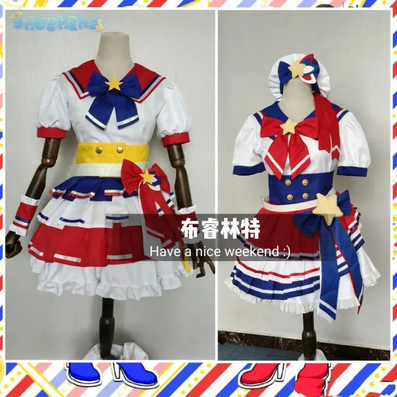 Anime Pripara Dorothy West Leona West Cosplay Costume Women&
