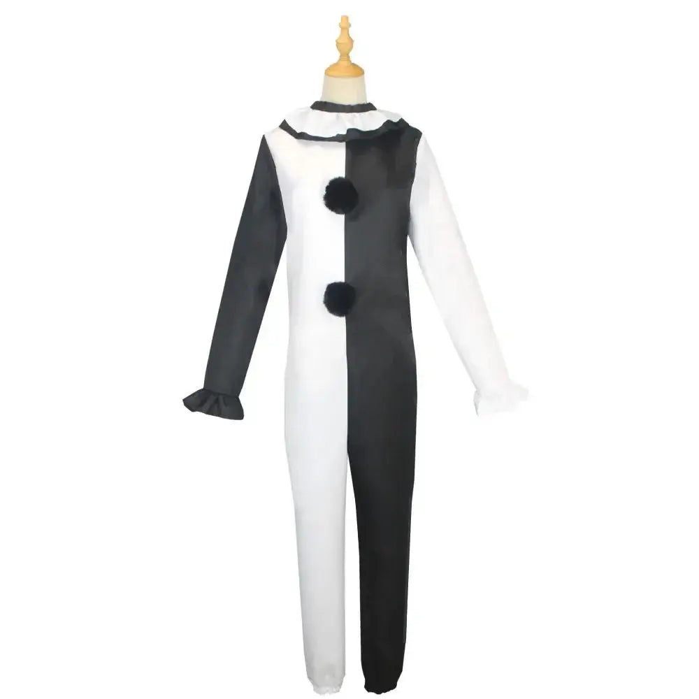 Terrifier Art Clown Joker Cosplay Costume Men Jumpsuit Women Role Play Fancy Dress Up Horror Dress Suit Halloween Carnival Party Novara Shop