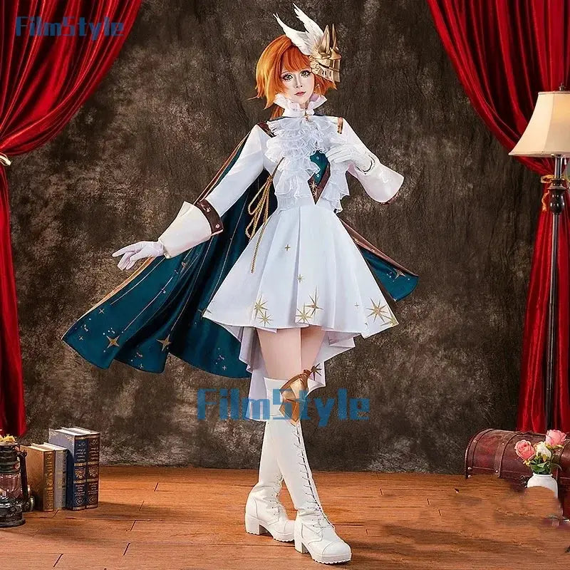 Game Reverse:1999 Sonetto Cosplay Costume The Steadhst Hear Uniform Halloween Carnival Party Christmas Play Role Clothe Clothing Novara Shop