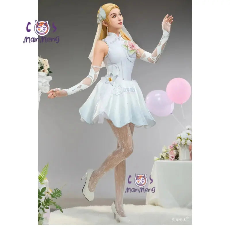 Invisible Woman Susan Storm Richards Cosplay Rivals Costume Halloween Party Women Fantasy Wedding Dress Gloves Socks Sexy Set Novara Shop