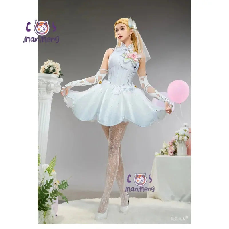 Invisible Woman Susan Storm Richards Cosplay Rivals Costume Halloween Party Women Fantasy Wedding Dress Gloves Socks Sexy Set Novara Shop