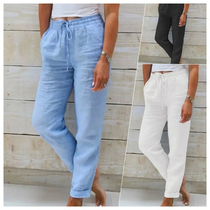 High Waist Elastic Pant | Women&