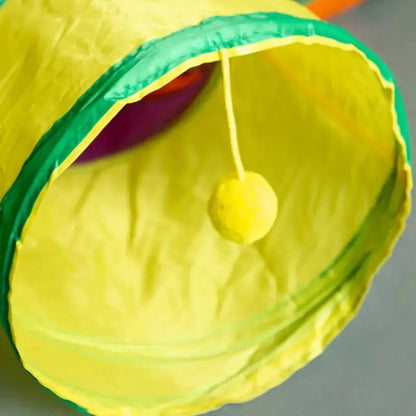 Cat Tunnels Large Cat Play Tunnel Indoor Foldable Bored Kitj
