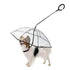 Dog Rain Umbrella | Transparent Dog Umbrella | Novara Shop