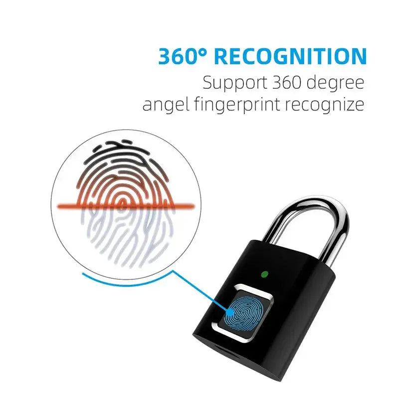 Smart Fingerprint Padlock | Fingerprint Padlock | Novara Shop