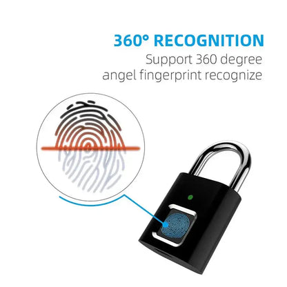 Smart Fingerprint Padlock | Fingerprint Padlock | Novara Shop