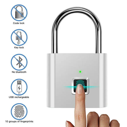 Smart Fingerprint Padlock | Fingerprint Padlock | Novara Shop