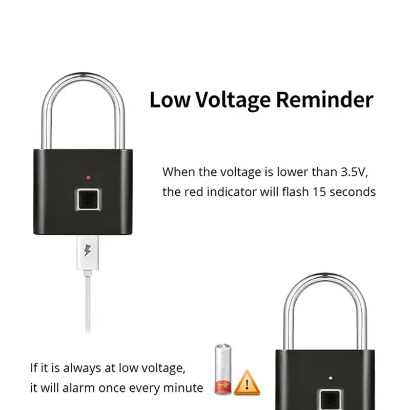 Smart Fingerprint Padlock | Fingerprint Padlock | Novara Shop