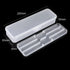 1Pc Rectangle Double-layer Nail Art Tool Empty Storage Box Tweezers Clippers Nail Brush Files Portable Plastic Container 22cm Novara Shop