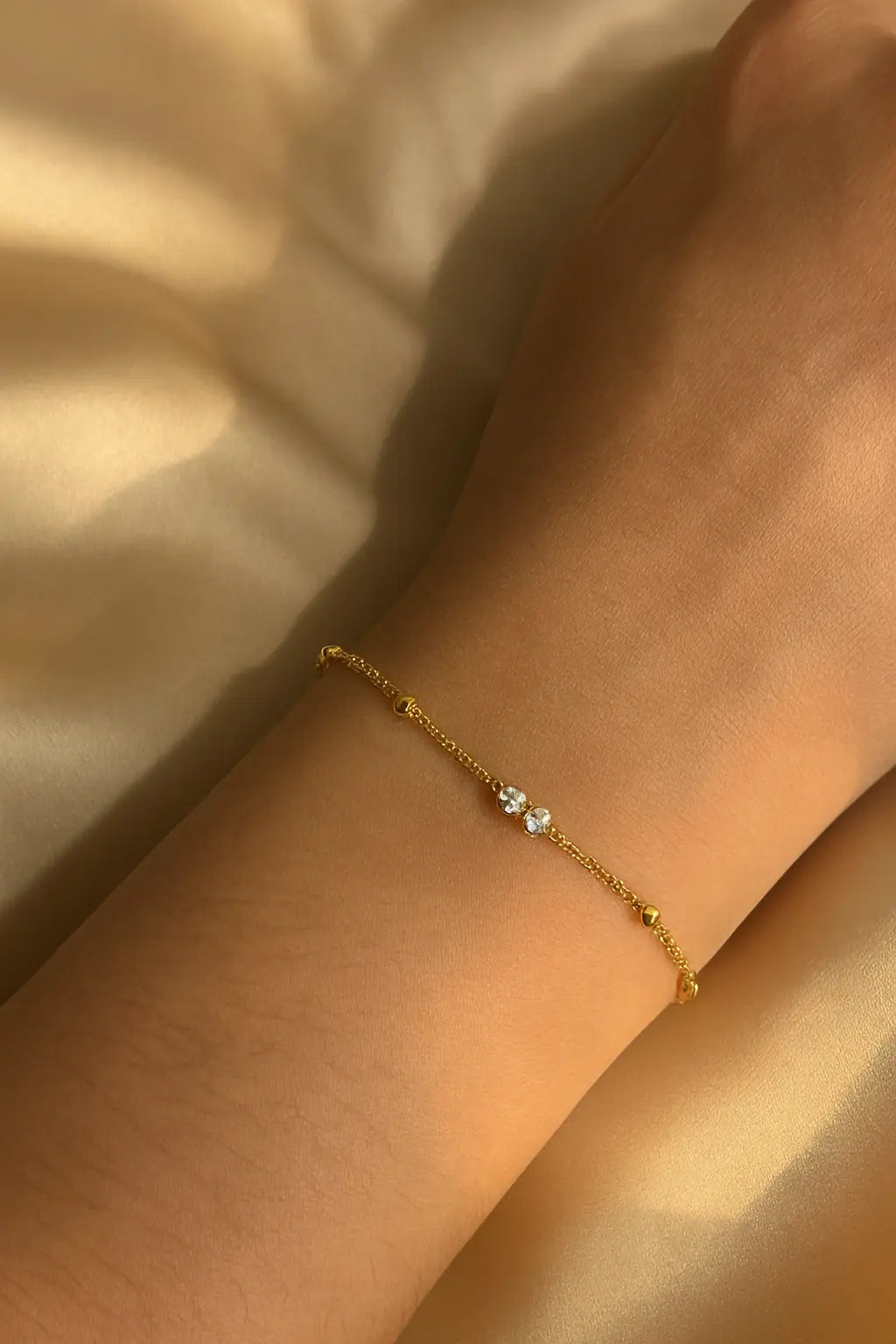 Bow Zircon Bracelet | Women&