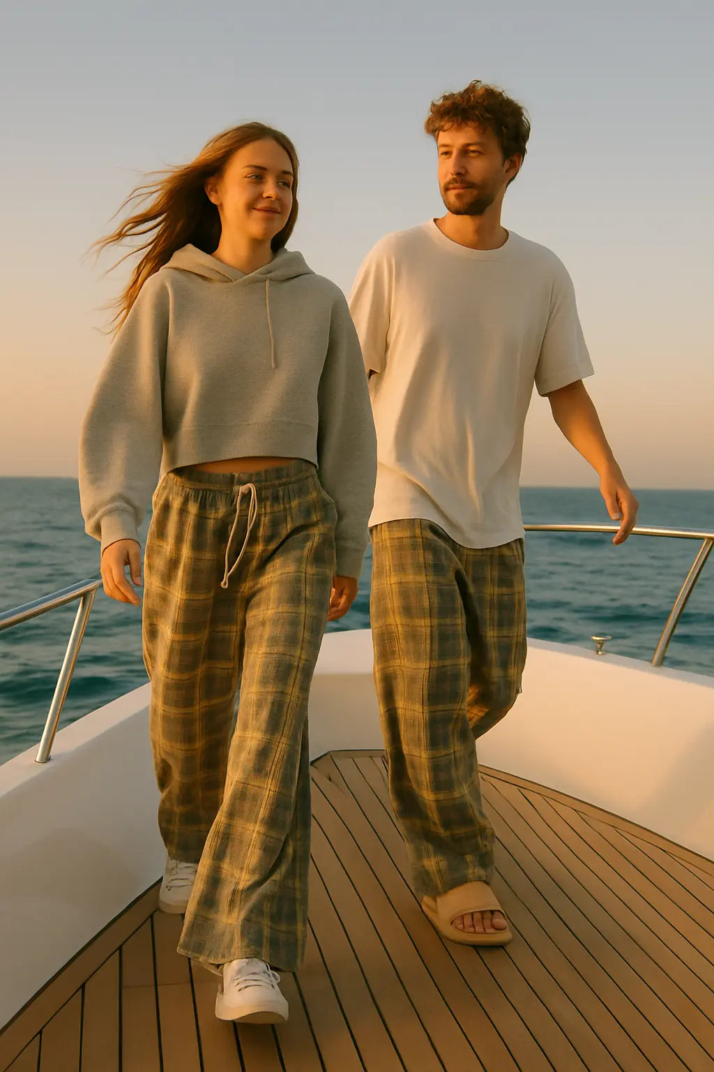 Wide-Leg Plaid Pants | Unisex Plaid Pants | Novara Shop