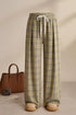 Wide-Leg Plaid Pants | Unisex Plaid Pants | Novara Shop