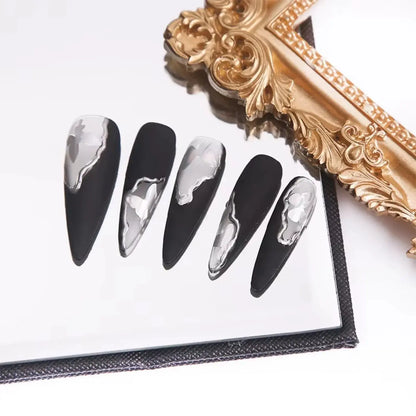 High Brightness Metal Mirror Nail  Glue Liquid Silver Flash Platinum Pull Wire Hook Edge Painted Gel For Manicure Supplies Novara Shop