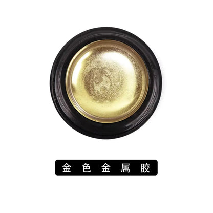 High Brightness Metal Mirror Nail  Glue Liquid Silver Flash Platinum Pull Wire Hook Edge Painted Gel For Manicure Supplies Novara Shop
