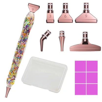 Resin Pen Diamond Painting Accessories Eco-friendly Alloy Replacement Heads Multi Placers Point Drill DIY Nail Art Tool Novara Shop
