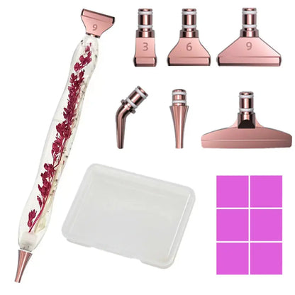 Resin Pen Diamond Painting Accessories Eco-friendly Alloy Replacement Heads Multi Placers Point Drill DIY Nail Art Tool Novara Shop