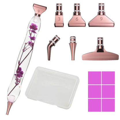 Resin Pen Diamond Painting Accessories Eco-friendly Alloy Replacement Heads Multi Placers Point Drill DIY Nail Art Tool Novara Shop