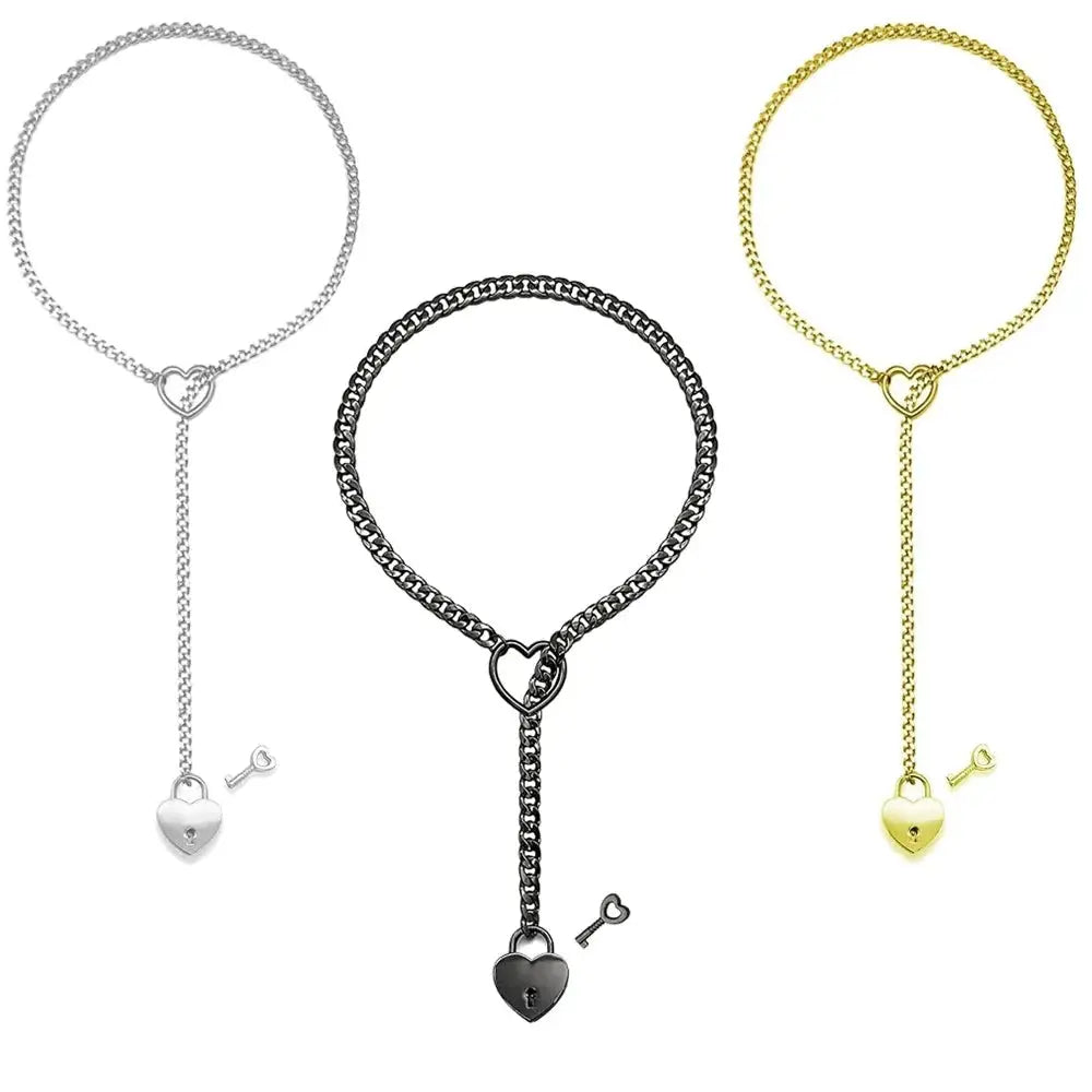Cuban Chain Necklace | Lock and Key Necklace | Novara Shop