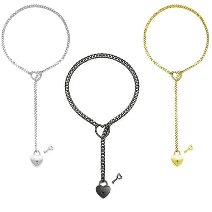 Cuban Chain Necklace | Lock and Key Necklace | Novara Shop