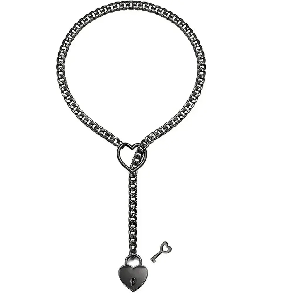 Cuban Chain Necklace | Lock and Key Necklace | Novara Shop