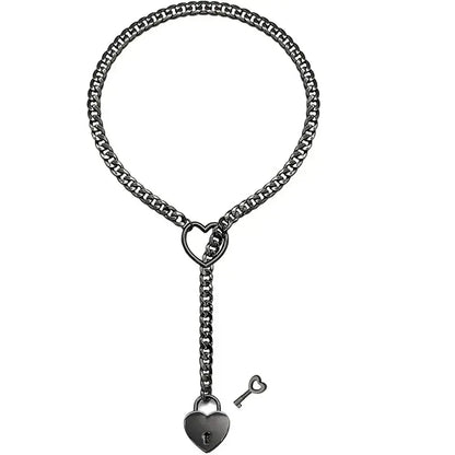 Cuban Chain Necklace | Lock and Key Necklace | Novara Shop