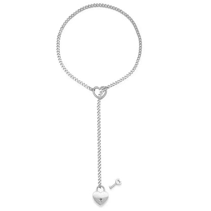 Cuban Chain Necklace | Lock and Key Necklace | Novara Shop