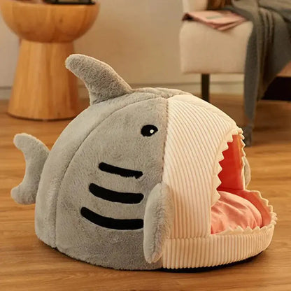 Pet Plush  Bed | Shark Shape Pet Bed | Novara Shop