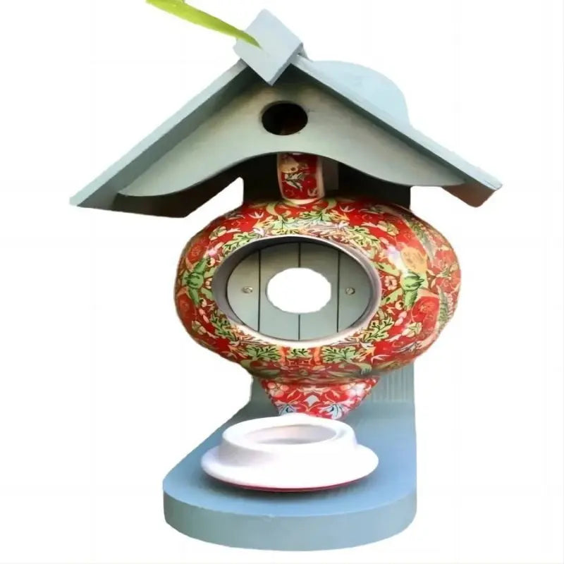 Home Garden Pet Products Green Teapot Bird House and Feeder Courtyard Decoration Bird Supplies Farm Decoration Accessories Novara Shop