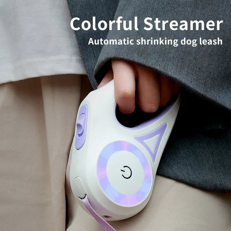 Dog Leash Retractable Leash And Dog Collar Spotlight Automat