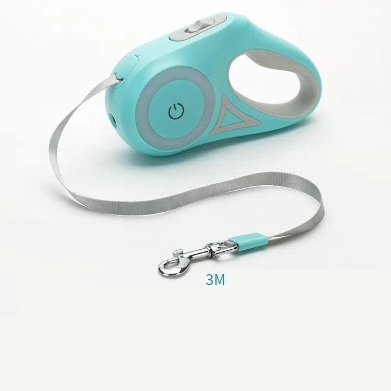 Dog Leash Retractable Leash And Dog Collar Spotlight Automat